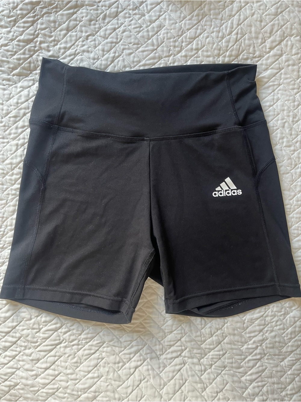 adidas Black High-Rise Performance Bike Shorts